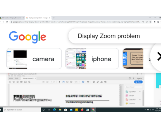 Screen or Browser Zoom problem
