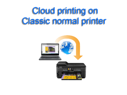 Cloud printing on Classic normal printer