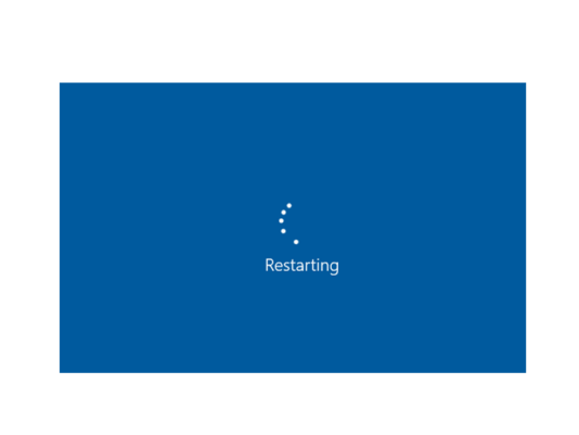 Computer restart problem