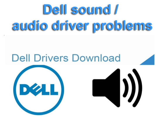 Dell sound or audio driver problems