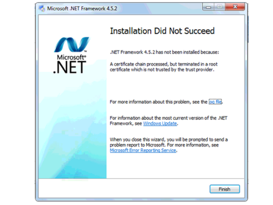 Net framework for windows10 Installation