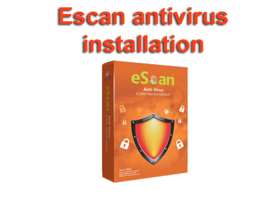 Escan antivirus installation