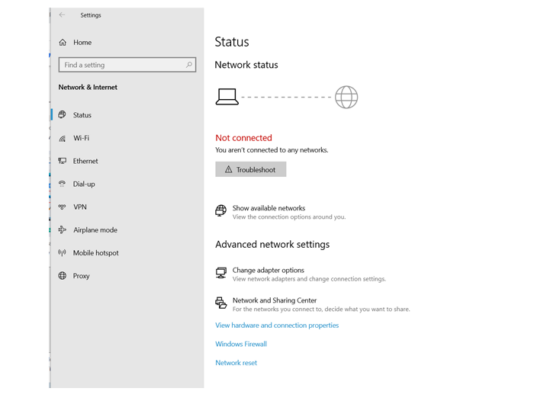 Ethernet not recognized