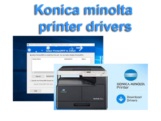 Konica minolta printer drivers