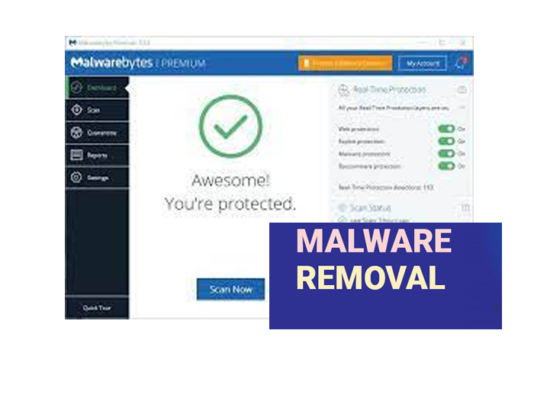Malware problem and malware removal