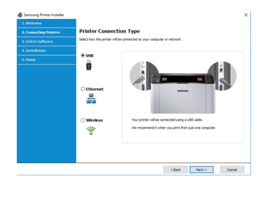 Samsung printer drivers installation