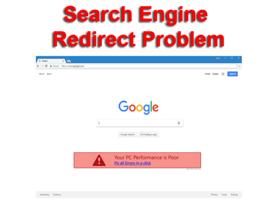 Search Engine Redirect Problem