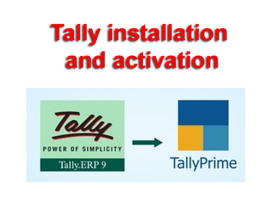 Tally installation and activation