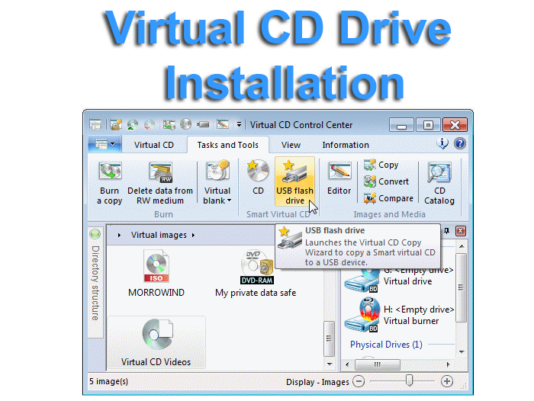Virtual CD Drive Installation
