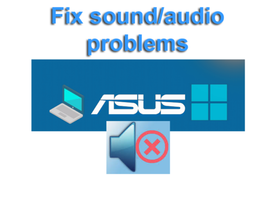 ASUS sound or audio driver problems