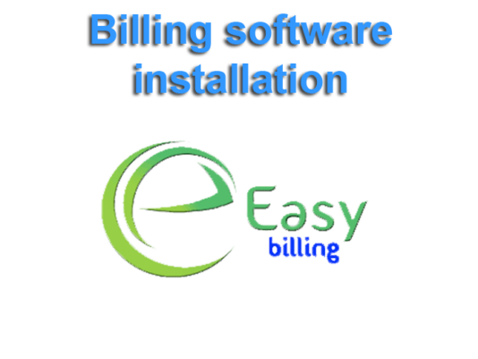 Billing software installation or problem solution