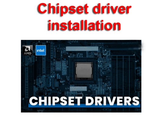 chipset drivers installation