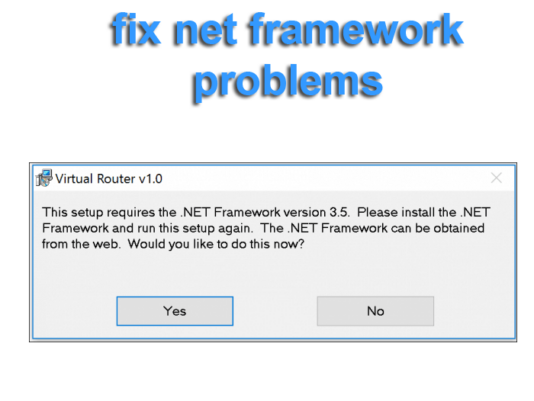 Net framework problem