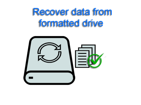 Recover hdd data after format