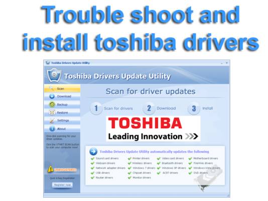 Toshiba driver problems