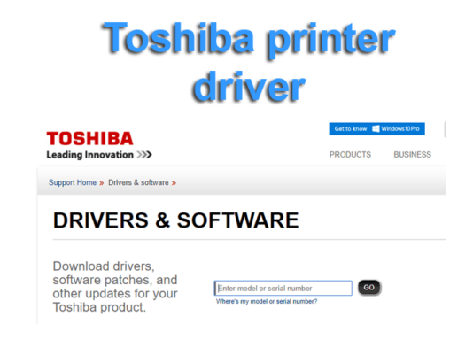 Toshiba printer driver