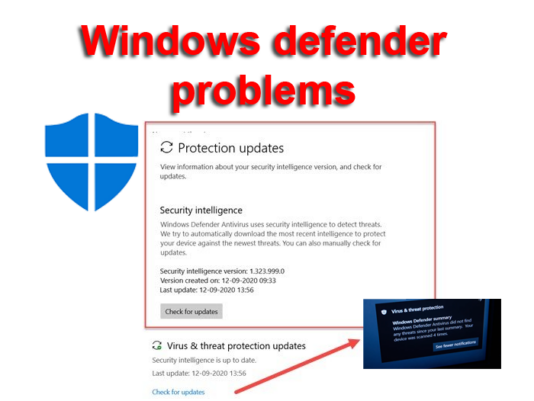 Windows Defender problems