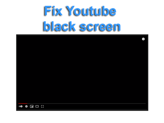 Youtube black screen