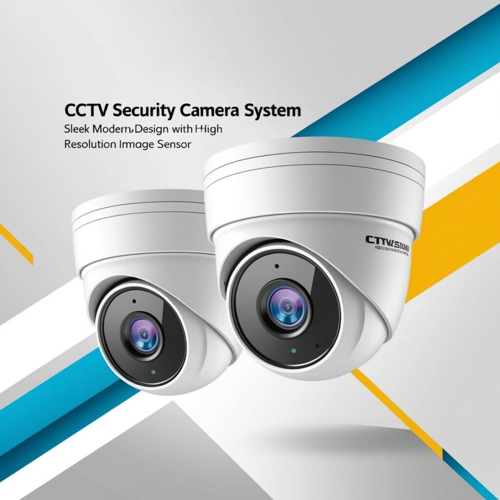 make an image of CCTV for promotion type