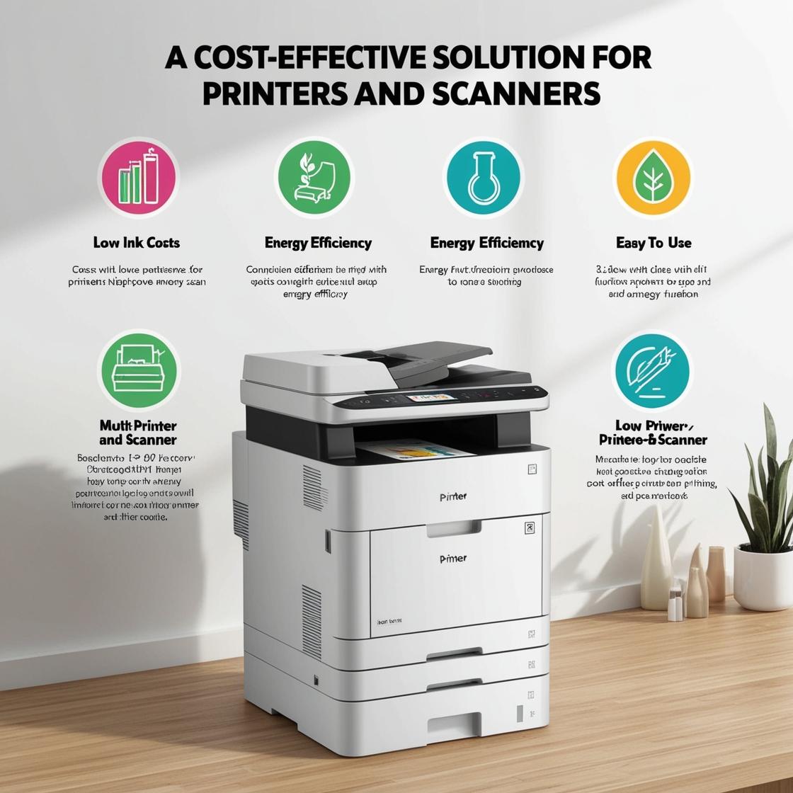 make an image of cost effective solution for printer and scanners. 1